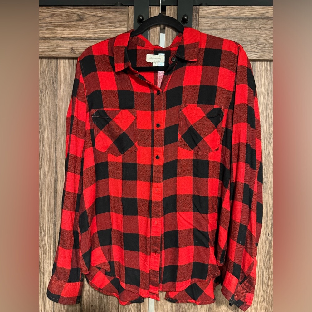Lucky Brand Plaid Top